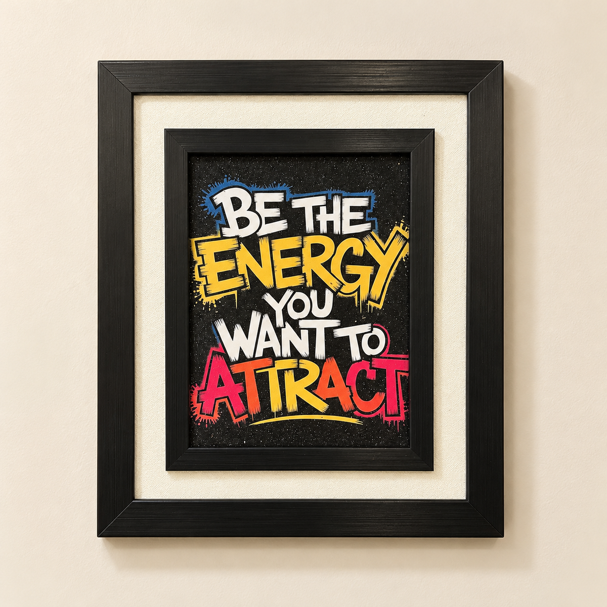 Be The Energy  Motivational Frame